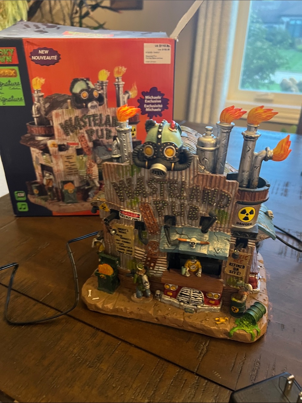 Lemax Spooky Town Wasteland Rumble Playset Kids Toy - Green and Brown